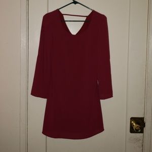 Burgandy dress